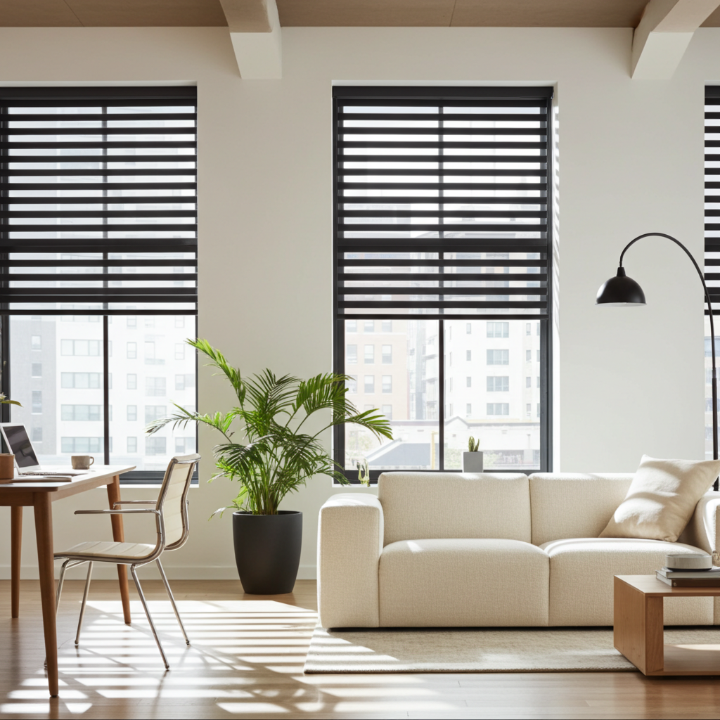 Blackout Zebra Shades – Premium Collection