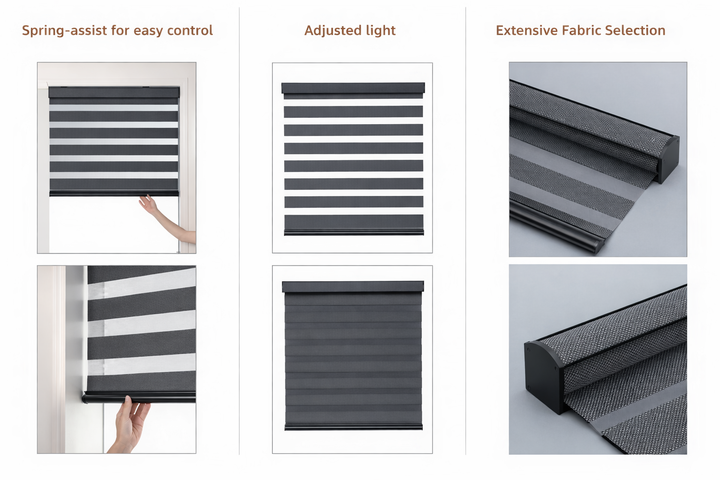 Zebra Shades Blackout - Budget Friendly